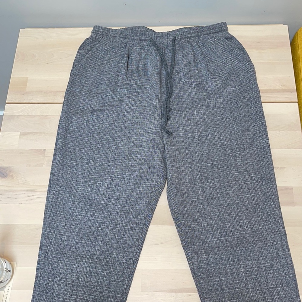Gray casual pants